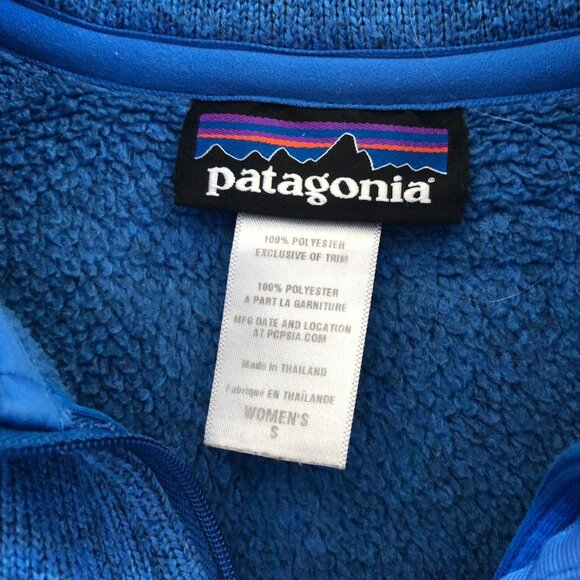 PATAGONIA Women's Better Sweater 1/4-Zip Fleece Pullover Size Small - Picture 7 of 10
